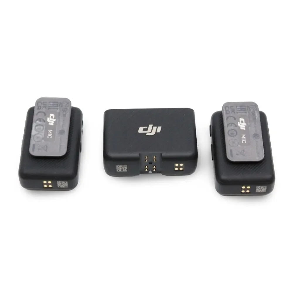 DJI Mic (2 TX + 1 RX + Charging Case), Wireless Lavalier Microphone